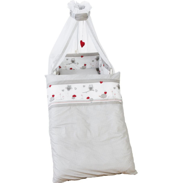 Комплект белья из 4-х предметов Roba Adam & Owl 70x140 см