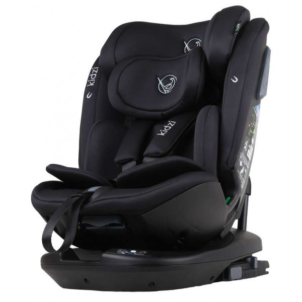 поворотное автокресло Kidzi Spin Plus 360 i-Size от рождения с Isofix 