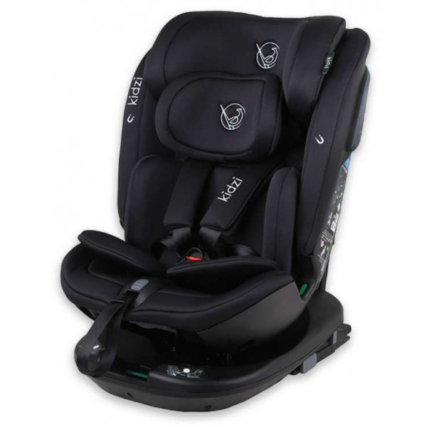 поворотное автокресло Kidzi Spin Plus 360 i-Size от рождения с Isofix 